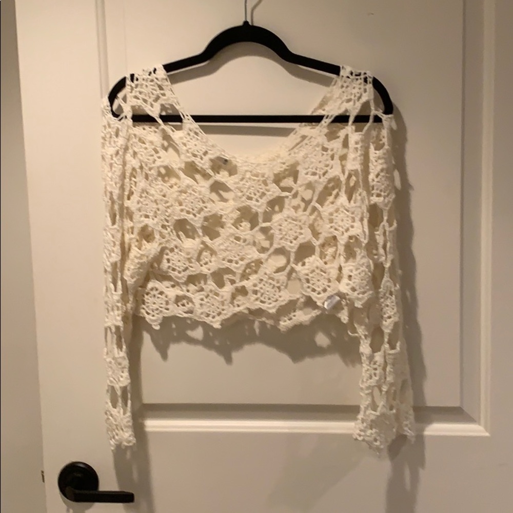 Crochet Swimsuit Coverup Top (LF / Millau)